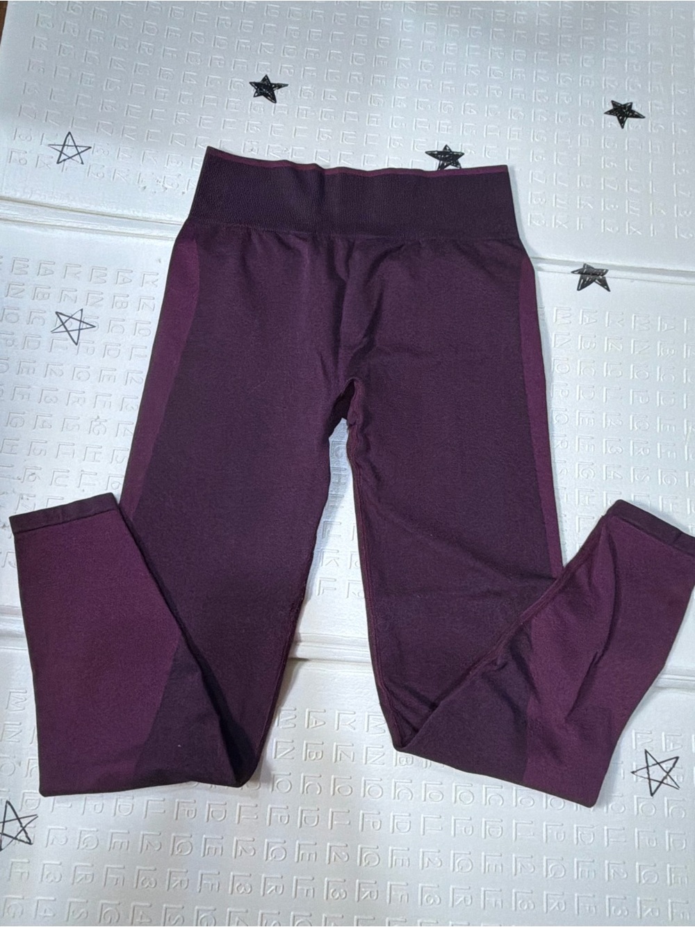 Seamless Performance Leggings - Plum